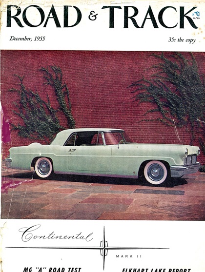Continental Mark II - Road & Track (December, 1955)