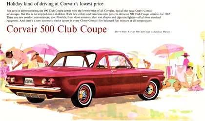 Chevrolet Corvair, 1960 - 500 Club Coupe