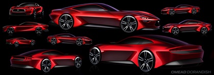 Ford Mustang, 2024 – Design Sketch