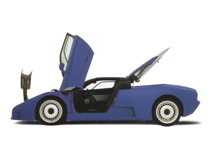 EB110 GT scissor doors were a Gandini trademark 