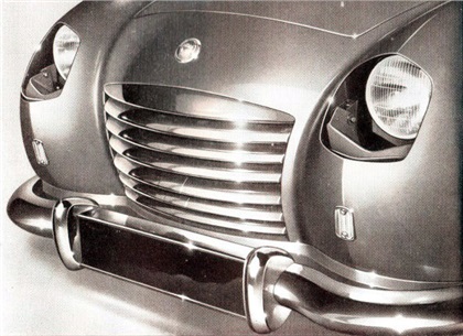 Triumph TRX, 1950 - The concealed headlamps are here shown in the open position