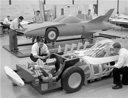 GM Firebird III, 1958 - Clay Model and Engineering Study Model