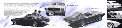 Ford Allegro, Mustang II, Cougar II - Styling X-Cars Brochure