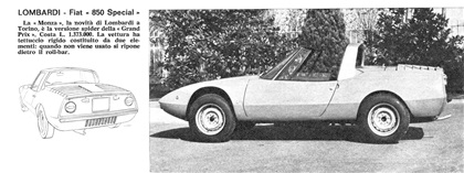 Fiat 850 Monza (Francis Lombardi), 1969