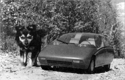 ВАЗ X-1, 1981 - Понять истину можно было лишь по одной фотографии, где рядом с макетом стояла собачка Шувалова такого же роста.