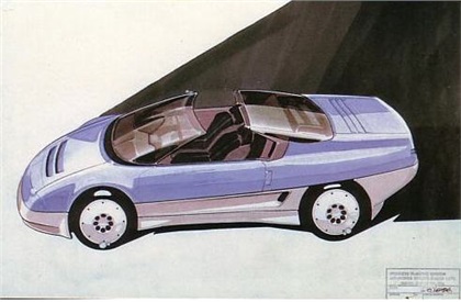 Suzuki RS-1 Concept, 1985 - Design Sketch