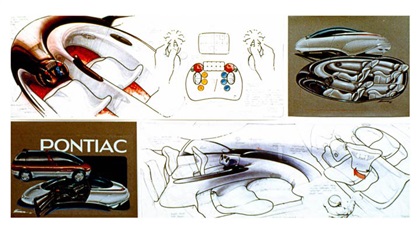 Pontiac Pursuit Concept, 1987 - Design Sketches
