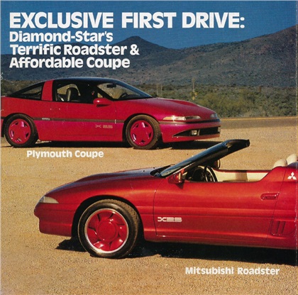 Plymouth X2S Coupe and Mitsubishi X2S Roadster, 1988