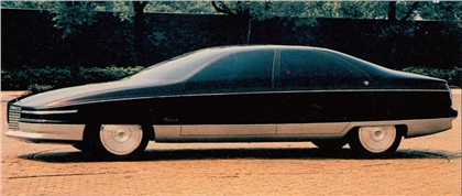 Cadillac Voyage Concept, 1988 - Clay model. Automotive News, January 1988.