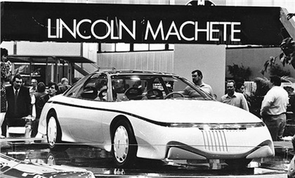 Lincoln Machete Concept - 1988 Chicago Auto Show