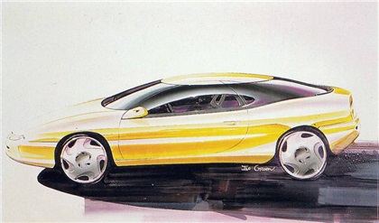Citroen Activa II Concept, 1990 - Design sketch