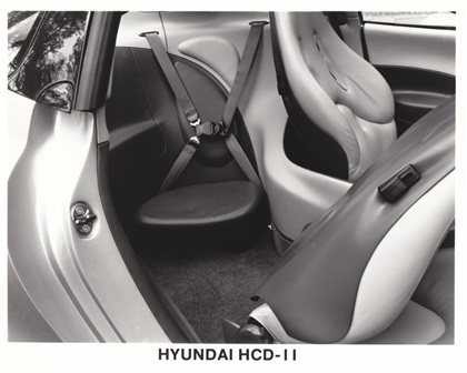 Hyundai HCD-II Concept, 1993 - Interior - Single rear seat