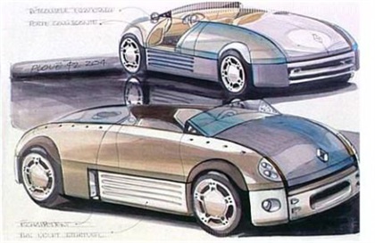 Renault Argos, 1994 - Design Sketch