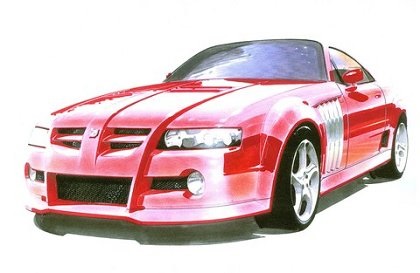 MG Xpower SV, 2002 - Design Sketch