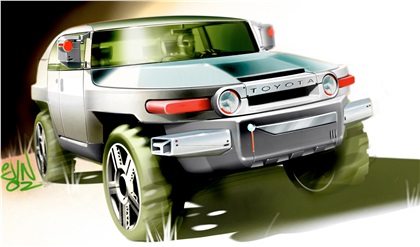 Toyota FJ Cruiser, 2003 - Design Sketch