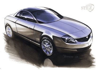 Lancia Fulvia Coupé, 2003 – Design Sketch