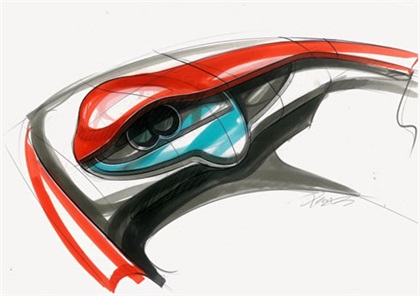 Volkswagen Neeza Concept, 2006 - Design Sketch