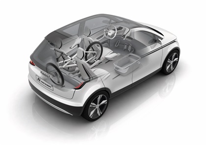 Audi A2 Concept, 2011 - Cutaway