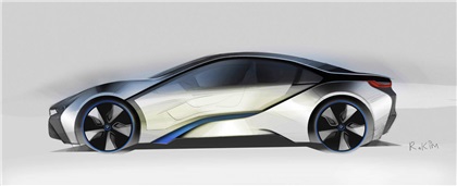 BMW i8 Concept, 2011 - Design Sketch