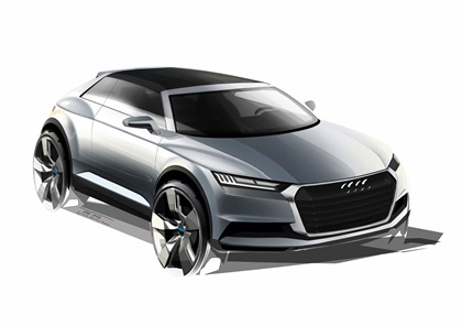 Audi Crosslane Coupe, 2012 - Design Sketch