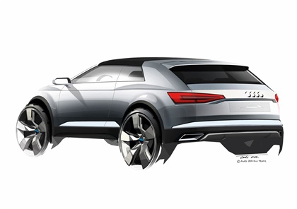 Audi Crosslane Coupe, 2012 - Design Sketch