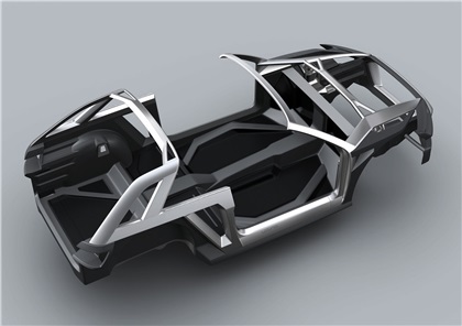 Audi Crosslane Coupe, 2012 - Multimaterial Spaceframe