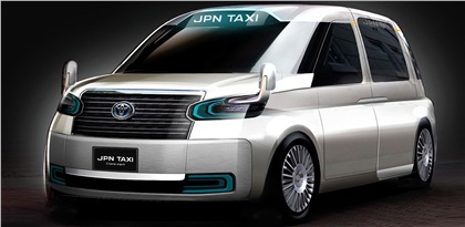 Toyota JPN Taxi Concept, 2013 - Design Sketch