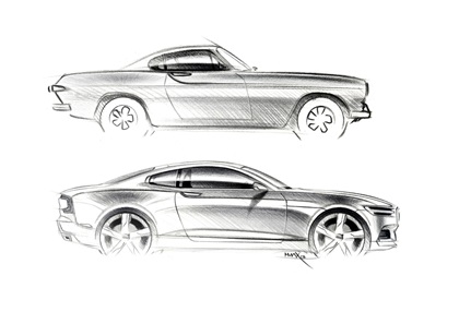 Volvo Concept Coupe, 2013 - Design inspiration from the P1800