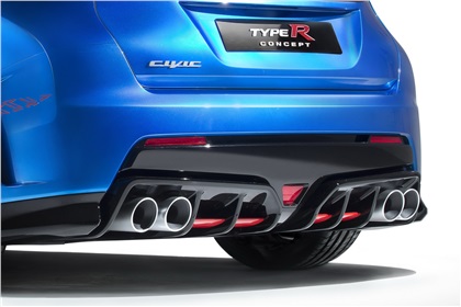 Honda Civic Type R Concept, 2014 - Paris Motor Show