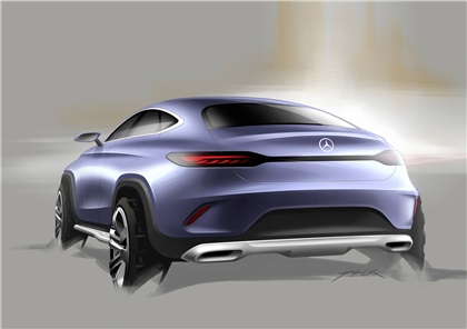 Mercedes-Benz Concept Coupe SUV, 2014 - Design Sketch