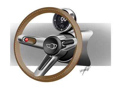Mini Superleggera Vision (Touring), 2014 - Interior Design Sketch
