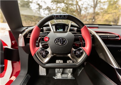 Toyota FT-1, 2014 - Cockpit and steering wheel 