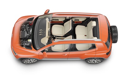 Volkswagen Taigun Concept, 2014 - Layout