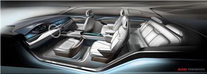GAC i-Lounge Concept, 2015 - Interior Design Sketch