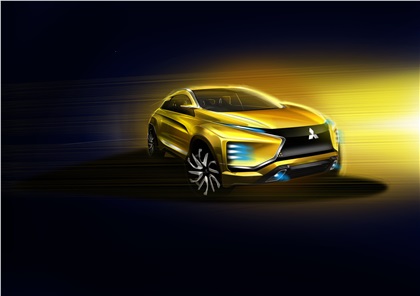 Mitsubishi eX Concept, 2015 - Design Sketch