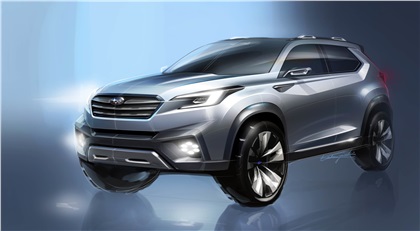 Subaru Viziv Future Concept, 2015 - Design Sketch