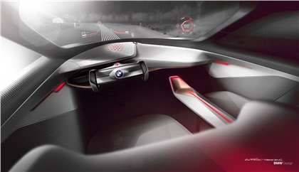 BMW Vision Next 100 Concept, 2016 - Interior Design Sketch