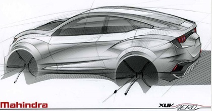 Mahindra XUV Aero Concept, 2016 – Design Sketch