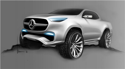 Mercedes-Benz Concept X-Class, 2016 - Design Sketch