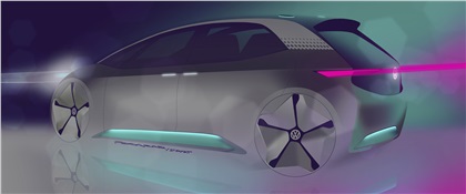 Volkswagen I.D. Concept, 2016 - Design Sketch