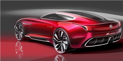 MG E-Motion Concept, 2017 - Design Sketch