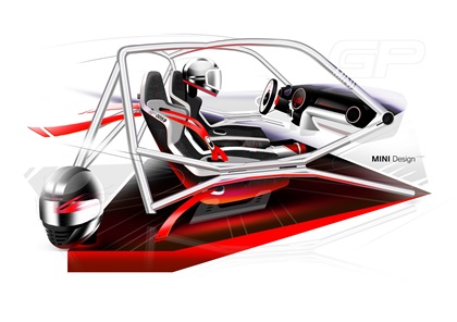Mini John Cooper Works GP Concept, 2017 - Design Sketch - Interior
