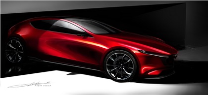 Mazda Kai Concept, 2017 - Design Sketch