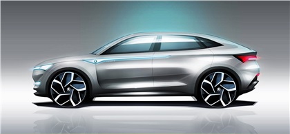 Skoda Vision E Concept, 2017 - Design Sketch