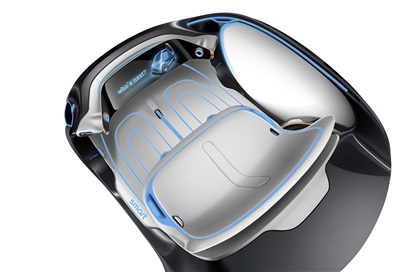 Smart Vision EQ Fortwo Concept, 2017 - Design Sketch - Interior