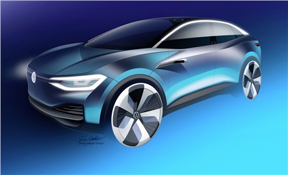 Volkswagen I.D. Crozz Concept, 2017 - Design Sketch