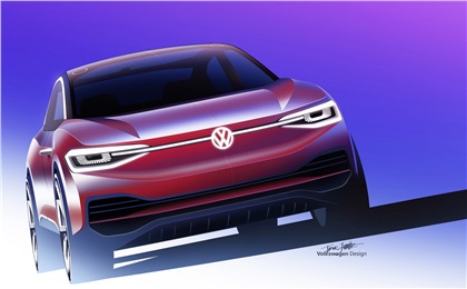 Volkswagen I.D. CROZZ II Concept, 2017 - Design Sketch
