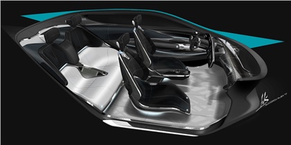 GAC Enverge Concept, 2018 - Interior Sketch by Alexander Suvorov
