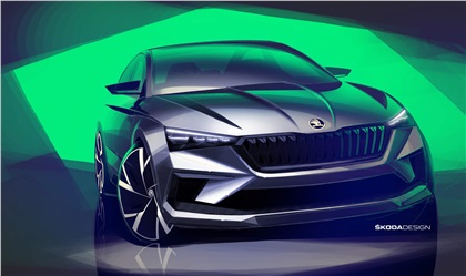 Skoda Vision RS Concept, 2018 - Design Sketch