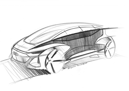 Audi AI:ME Concept, 2019 - Design Sketch